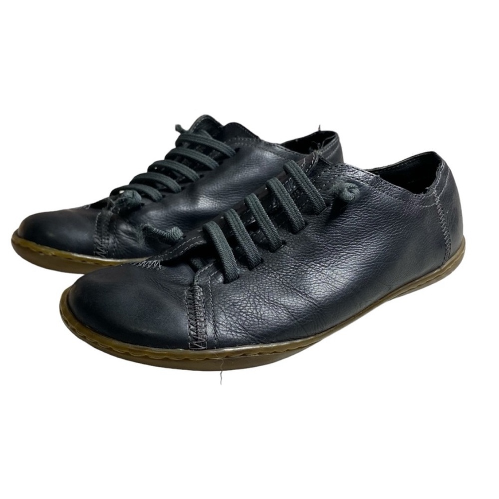 Camper Peu black leather shoes